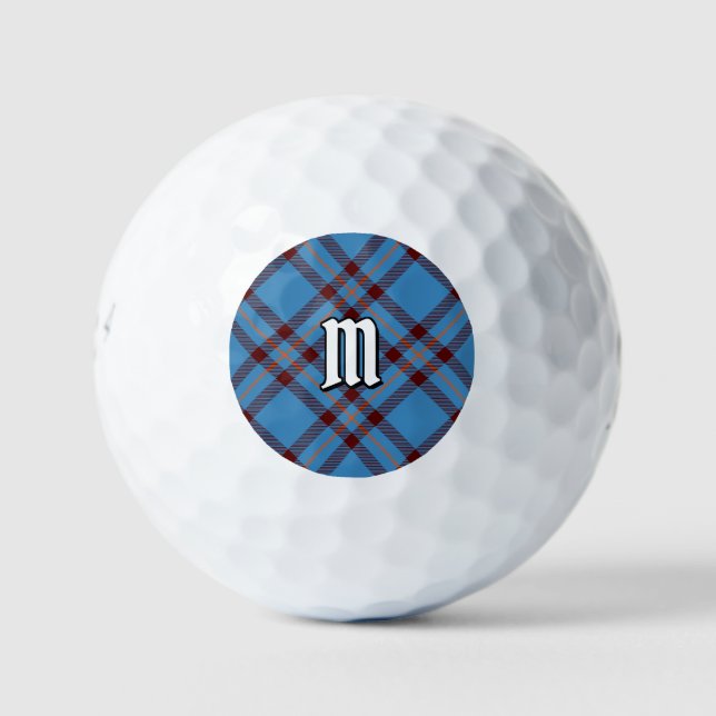 Clan Elliot Ancient Tartan Golf Balls (Front)
