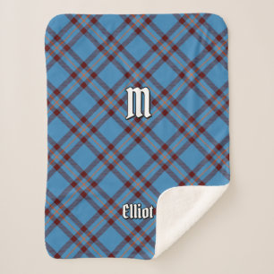 Clan Elliot Ancient Tartan Sherpa Blanket
