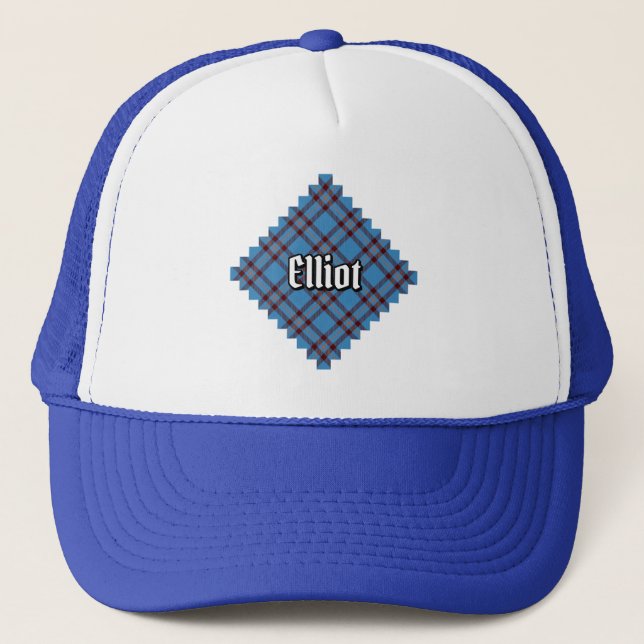 Clan Elliot Ancient Tartan Trucker Hat (Front)