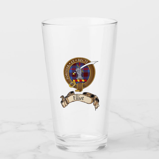 Clan Elliot Glass (Front)