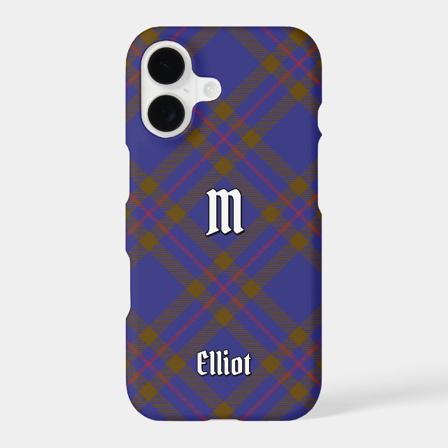 Clan Elliot Modern Tartan Case-Mate iPhone Case (Back)