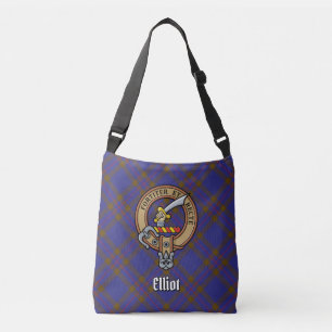 Clan Elliot Modern Tartan Crossbody Bag