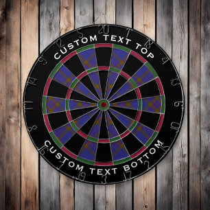 Clan Elliot Modern Tartan Dart Board