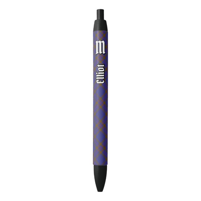 Clan Elliot Modern Tartan Ink Pen (Front Vertical)