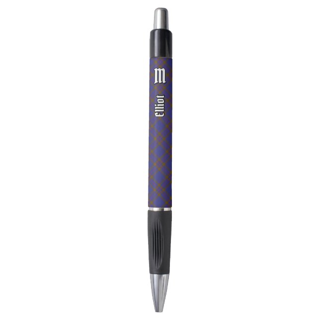 Clan Elliot Modern Tartan Pen (Front Vertical)