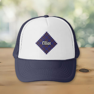 Clan Elliot Modern Tartan Trucker Hat