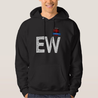 Clan Ewing E and Letter W Family Matching Hoodie