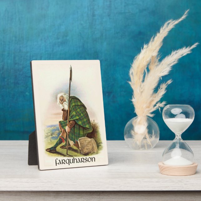 Clan Farquharson Clans of Scotland by R. R. McIan Plaque (Side)