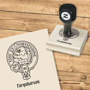 Clan Farquharson Crest Rubber Stamp