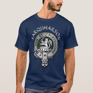 Clan Farquharson Crest & Tartan T-Shirt