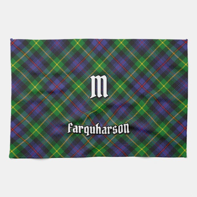Clan Farquharson Tartan Kitchen Towel (Horizontal)