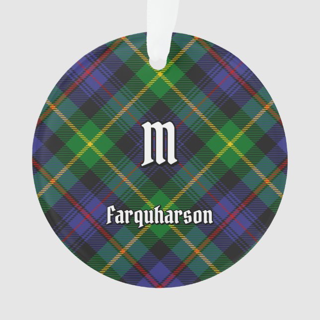 Clan Farquharson Tartan Ornament (Front)