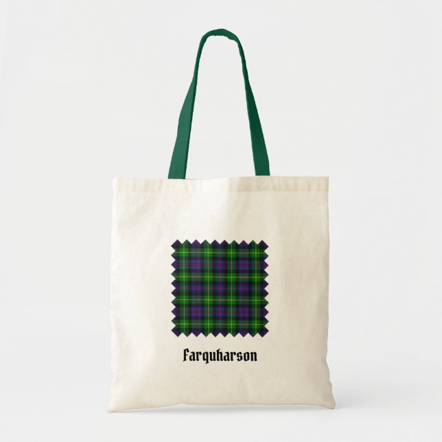 Clan Farquharson Tartan Tote Bag (Front)