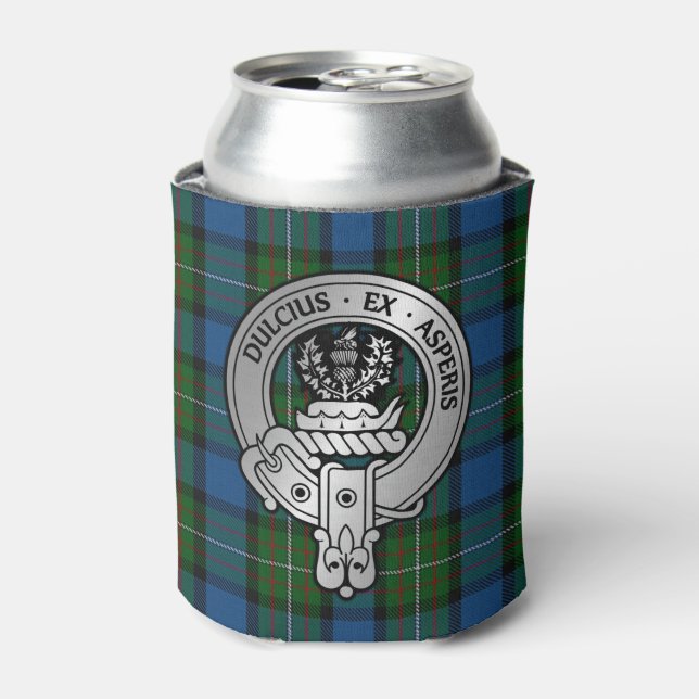 Clan Ferguson Crest & Atholl Tartan Can Cooler (Can Front)