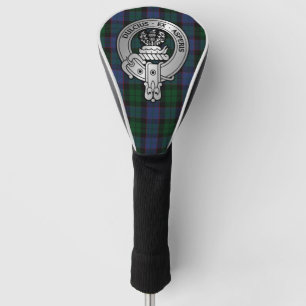 Clan Ferguson Crest & Balquhidder Tartan Golf Head Cover