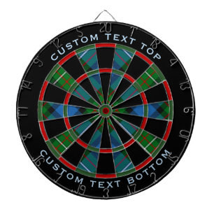 Clan Ferguson Tartan Dart Board