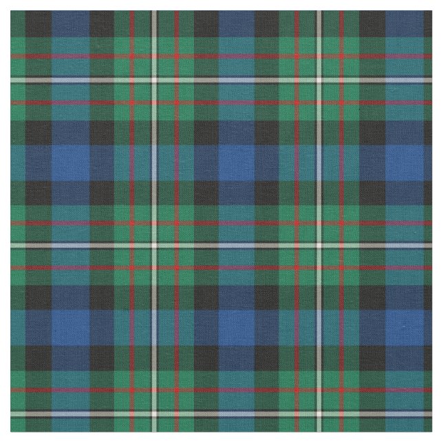 Clan Ferguson Tartan Fabric (Close Up)