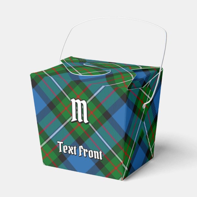 Clan Ferguson Tartan Favour Box (Front Side)