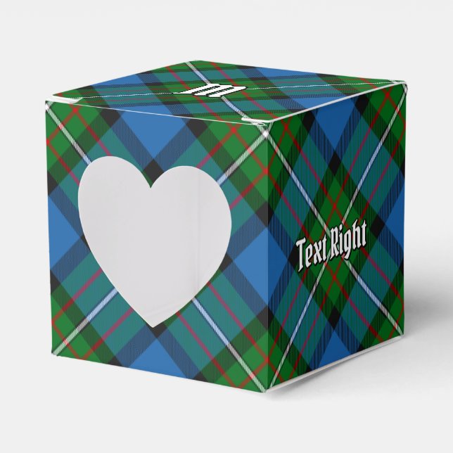 Clan Ferguson Tartan Favour Box (Front Side)