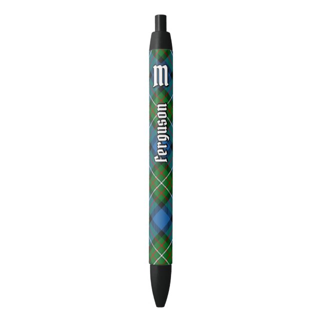 Clan Ferguson Tartan Ink Pen (Front Vertical)