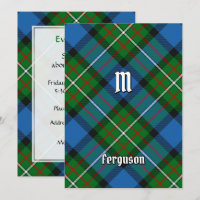 Clan Ferguson Tartan Invitation