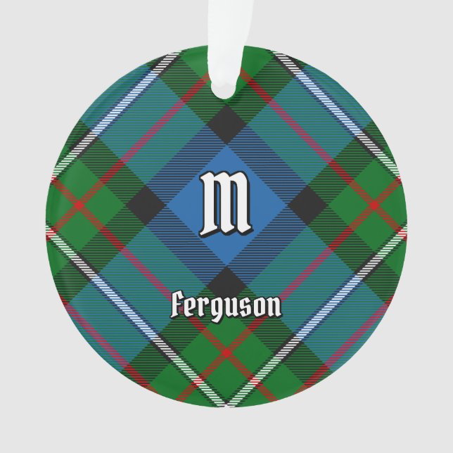 Clan Ferguson Tartan Ornament (Front)