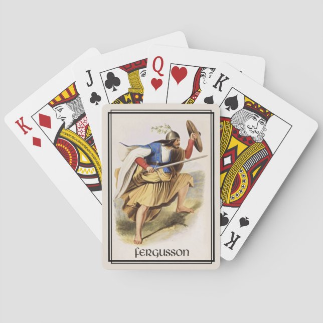 Clan Fergusson Classic Scotland Playing Cards (Back)