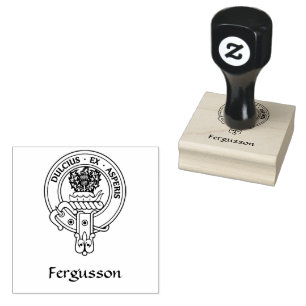 Clan Fergusson Crest Rubber Stamp