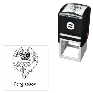 Clan Fergusson Crest Rubber Stamp