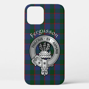 Clan Fergusson Crest & Tartan iPhone 12 Case