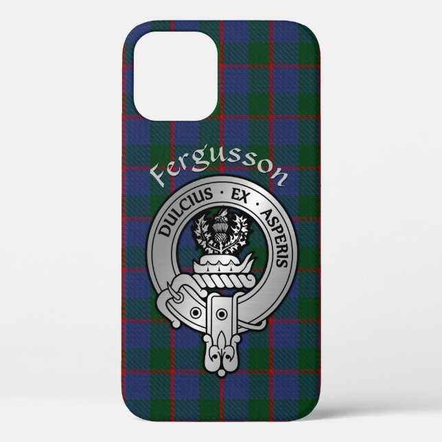 Clan Fergusson Crest & Tartan Case-Mate iPhone Case (Back)