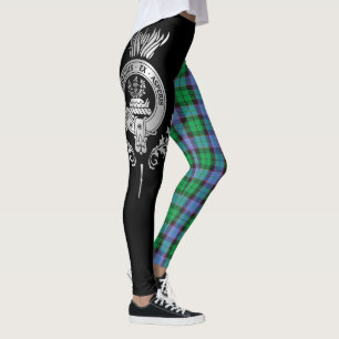 Clan Fergusson Crest & Tartan Leggings