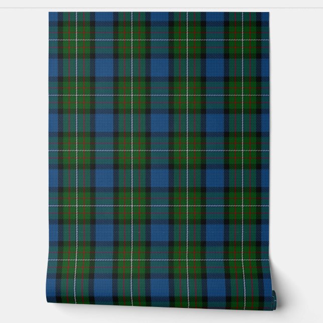 Clan Fergusson Dress Tartan Wallpaper (Unrolling)