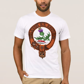 Clan Fergusson Family Crest and Targe T-Shirt