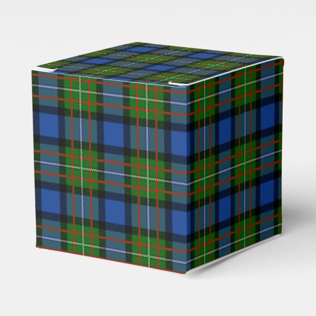 Clan Fergusson Tartan Favour Box (Front Side)
