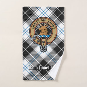 Clan Forbes Crest over Dress Tartan Bath Towel Set