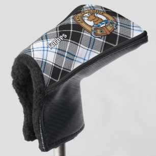 Clan Forbes Crest over Dress Tartan Golf Head Cover