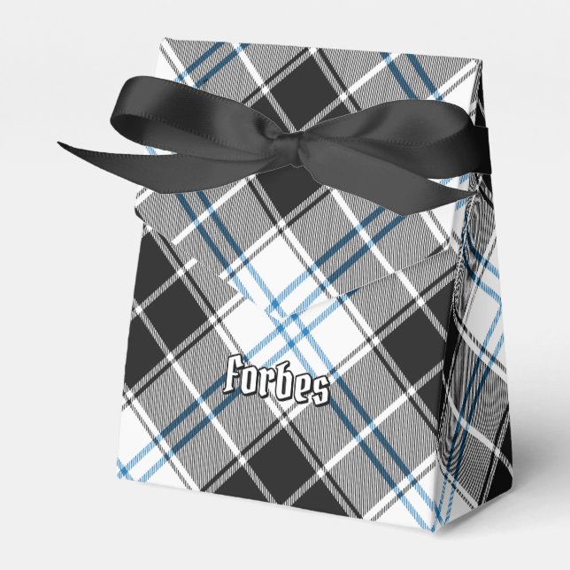 Clan Forbes Dress Tartan Favour Box (Front Side)