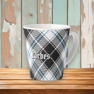 Clan Forbes Dress Tartan Latte Mug