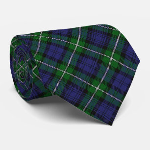Clan Forbes Letter F Monogram Tartan Tie