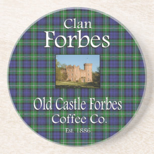 Clan Forbes Old Castle Forbes Coffee Co. Coaster