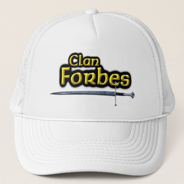 Clan Forbes Scottish Inspiration Trucker Hat (Front)