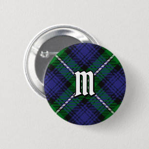 Clan Forbes Tartan 6 Cm Round Badge