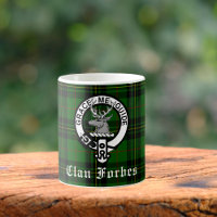 Clan Forbes Tartan and Crest Badge