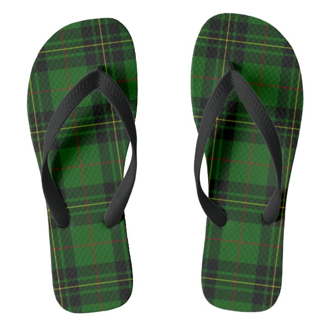 Clan Forbes Tartan Flip Flops (Footbed)