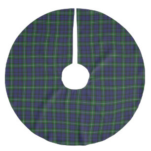Clan Forbes Tartan Plaid Tree Skirt