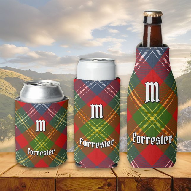Clan Forrester Tartan Bottle Cooler (Creator Uploaded)