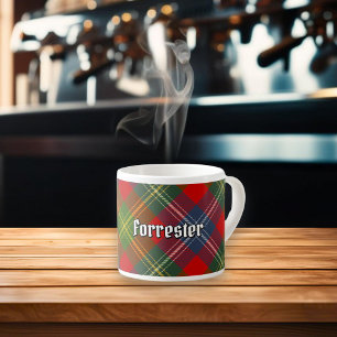Clan Forrester Tartan Espresso Cup