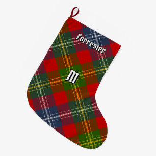 Clan Forrester Tartan Large Christmas Stocking
