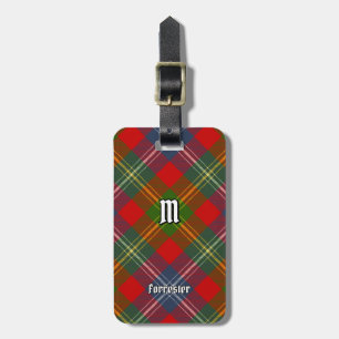 Clan Forrester Tartan Luggage Tag